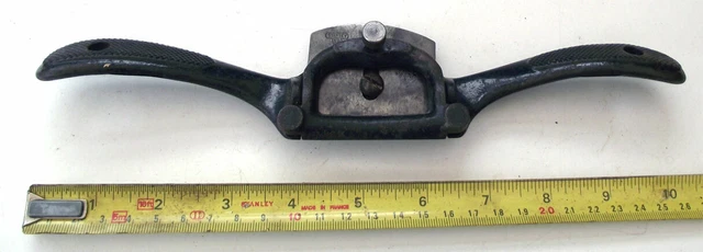 Vintage USA STANLEY FLAT Foot SPOKE SHAVE, No 53, Sweetheart cutter