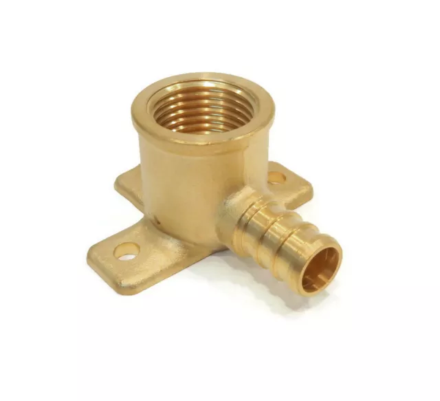 1/2" PEX BRASS LEAD FREE DROP EAR ELBOW Crimp Fitting replaces SharkBite UC334LF