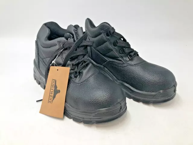 PORTWEST BLACK STEEL Toe Cap Protective Boots UK 9 NEW T2870 S98 £14.99 ...