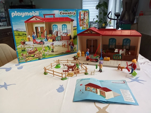 PLAYMOBIL 6811 COUNTRY - Maison Forestière Ferme Paysans Campagne