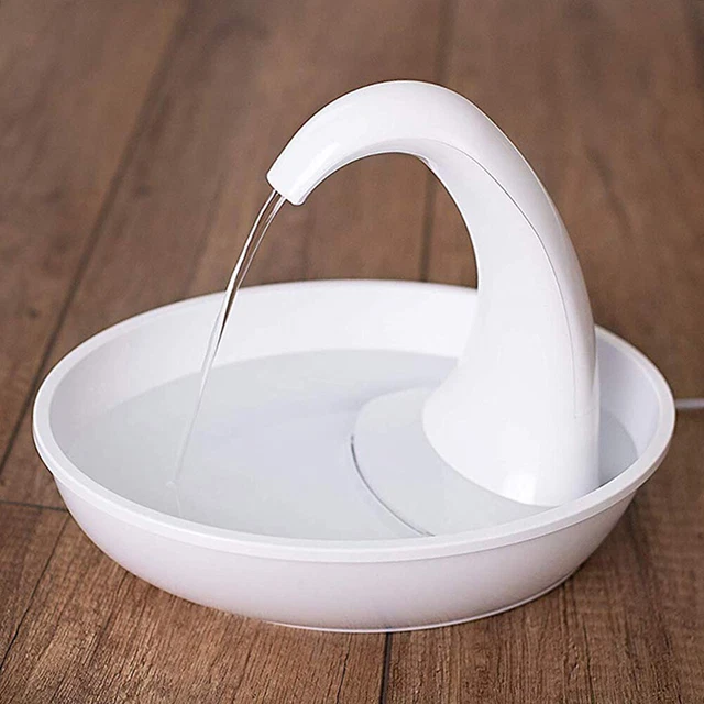 Automatic Pet Cat-Dog Electric Water Fountain Drinking Dispenser Feeder US Plug