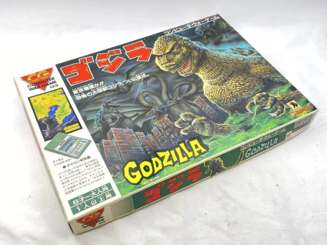 BANDAI 1984 CG Computer War-Game 03 GODZILLA Rare Destruction of Tokyo Kaiju