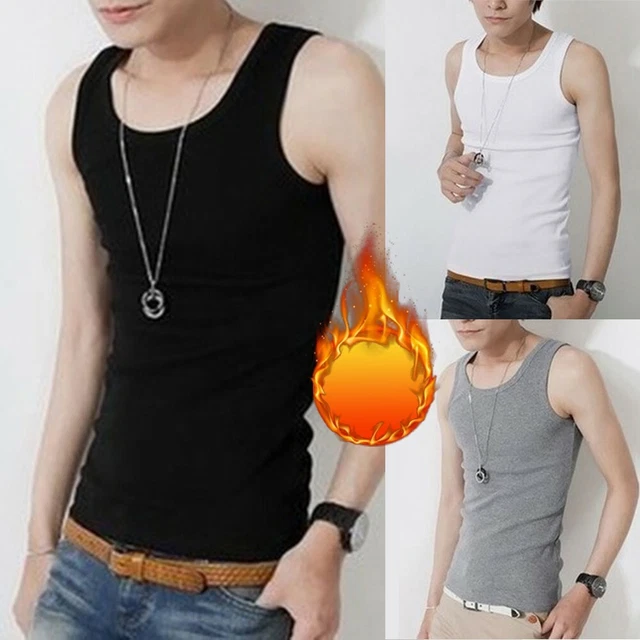 Uomo Gilet Maglia Intima Uomo Canotta Top Gilet T-Shirt Maglia Intima