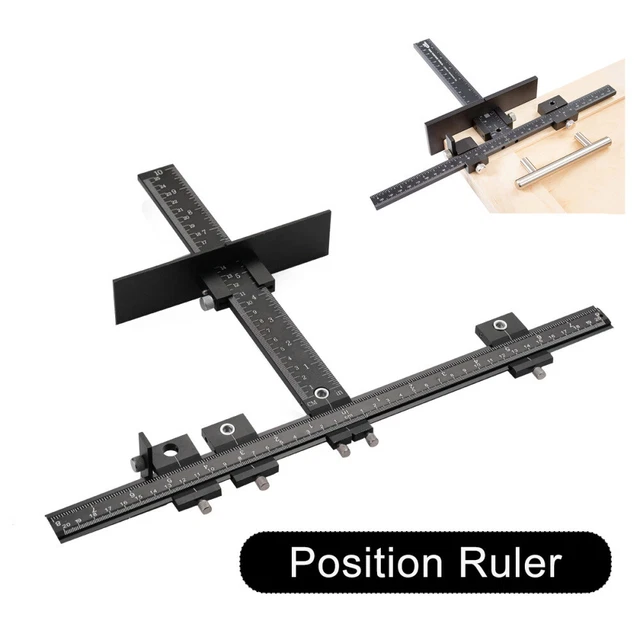 HARDWARE INSTALL Jig Tool Drawer Pull Handle Punch Locator