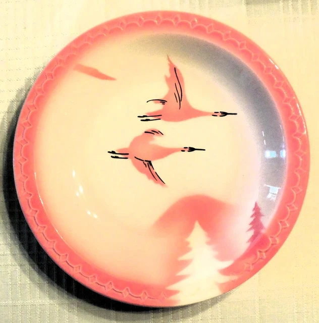 Railroad China, Milwaukee Road "Traveler" Pattern, Soup Plate