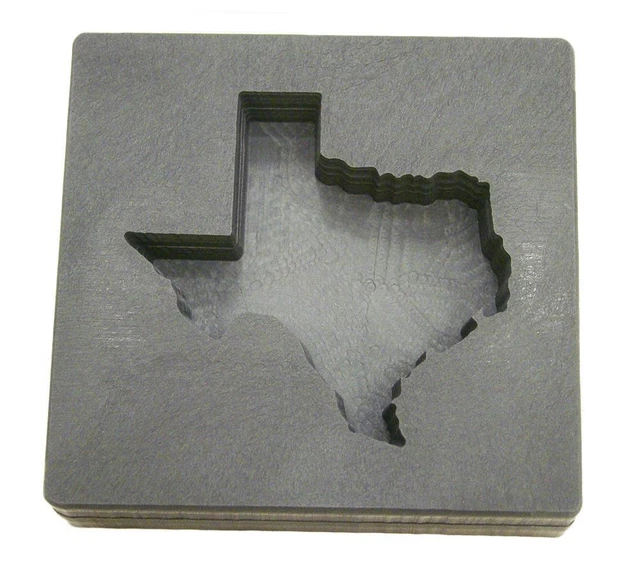 10 Oz Deep Cross Gold High Density Graphite Mold 5 Oz Silver Made In The USA