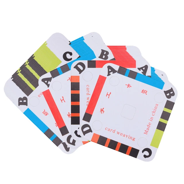 200 tarjetas web hechas a mano Tablet Paper tarjetas de telar hágalo usted mismo