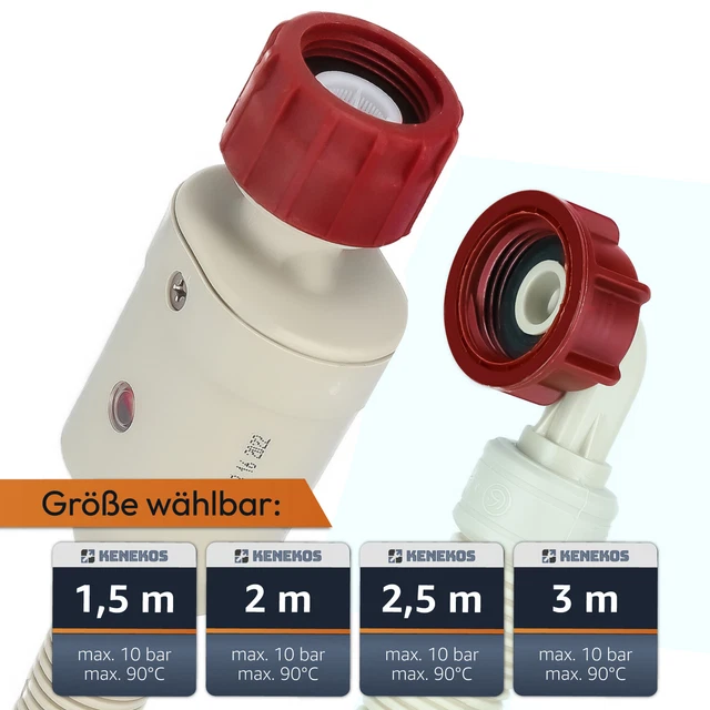 Zulaufschlauch Aquastop 3/4 Zoll 2,14m Für Bosch Siemens Geschirrspüler - Universal Ersatz