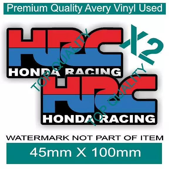 Hrc Honda Racing Decal Sticker X2 Garage Drift Vintage Jdm Decals Stickers