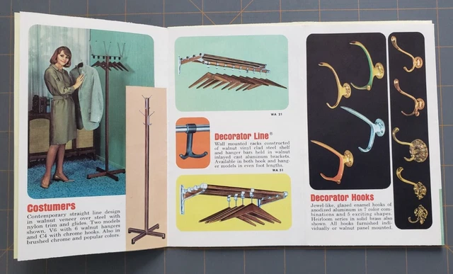 BROCHURE VOGEL PETERSON 1960s Office Valet Racks Bellhopper Decorator ...