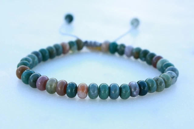 6-7mm natural green agate stone bracelet/Chakra/ Reiki /Healing Energy/joy/peace