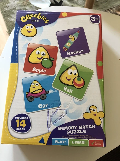CBEEBIES MEMORY MATCH Game/ Memory Pairs Card Game - CBBC £5.99 ...
