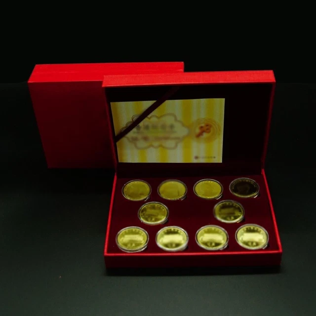 Boîte de rangement en bois de protection pour pièces de monnaie de collection