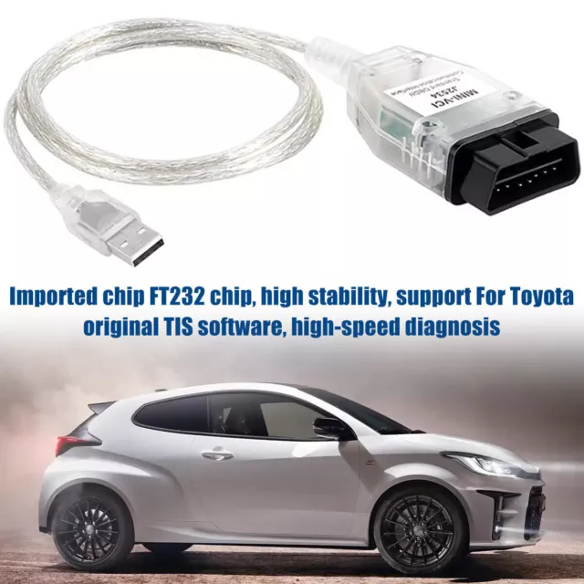 Mini VCI Diagnostique OBD OBD2 pour Toyota Lexus Techstream V18.00.008 J2534 3