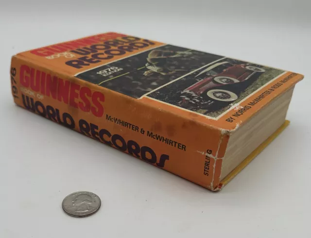 Guinness Book of World Records 1976 Edition Hardcover