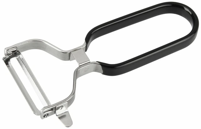 Stanley Rogers Gemüseschäler 12 cm aus Edelstahl Gemüse Sparschäler Küchenhelfer