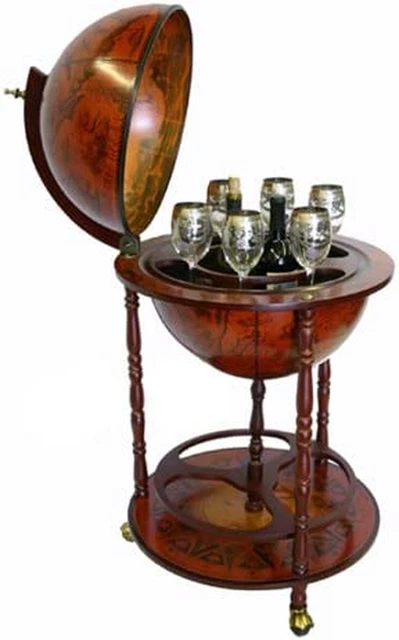 Sixteenth-Century Italian Replica Old World Globe Bar