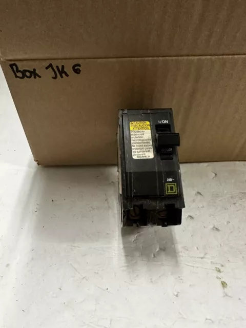 Square D QO200 60 amp 240 volt molded case switch 2 pole plug in QO