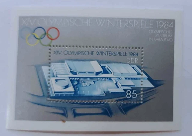 Briefmarke DDR  Olympische Winterspiele  1984  Nr- 910