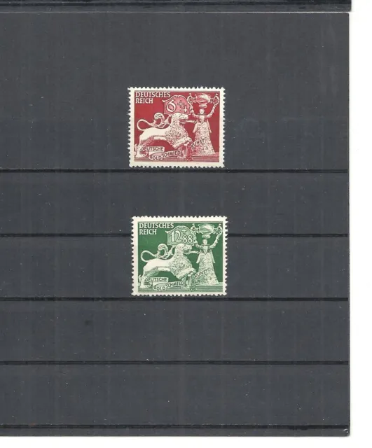 Deutsches Reich,1942 Michelnummern: 816 - 817 **, postfrisch, Katalogwert € 4,00