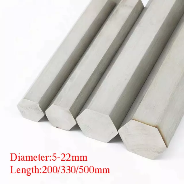 200/330/500mm Stainless Steel Hex Rod Bar Linear Drive Shaft Spanner Dia 5-22mm