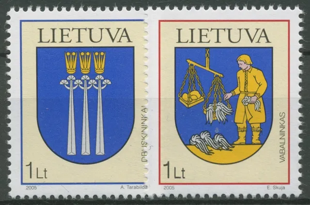 Litauen 2005 Wappen Stadtwappen 869/70 postfrisch
