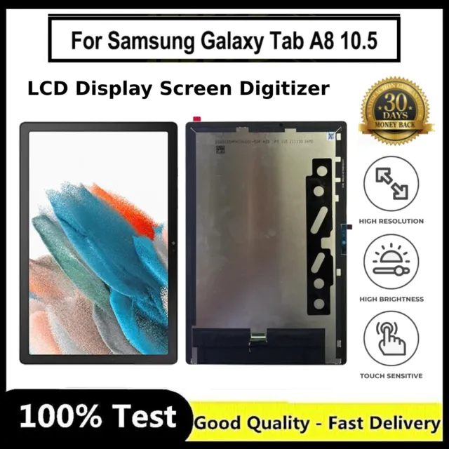 Samsung Galaxy Tab A8 10.5 2021 X200 X205 Black LCD Display Screen Digitizer