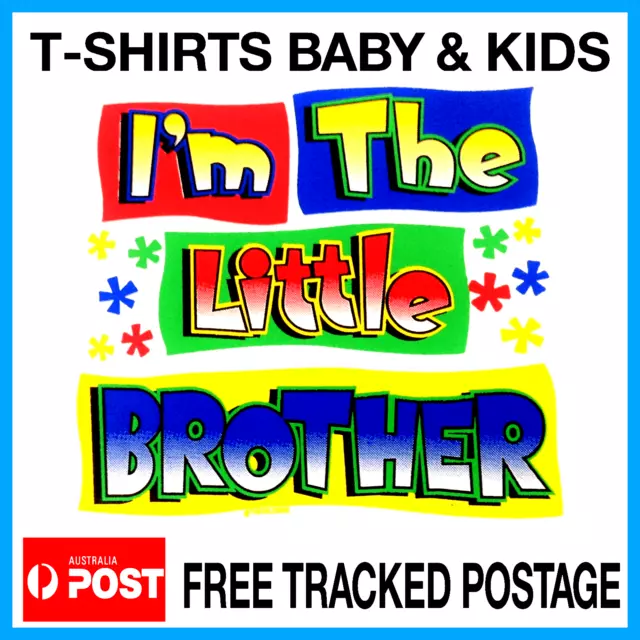 t shirts baby childrens kids tshirts boys shirts novelty top tees LITTLE BROTHER