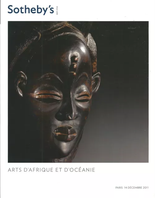 SOTHEBY'S PARIS AFRICAN OCEANIC TRIBAL ART MASK Auction Catalog 2011