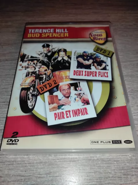 * 2 Dvd Terence Hill Et Bud Spencer Deux Super Flics + Pair Et Impair