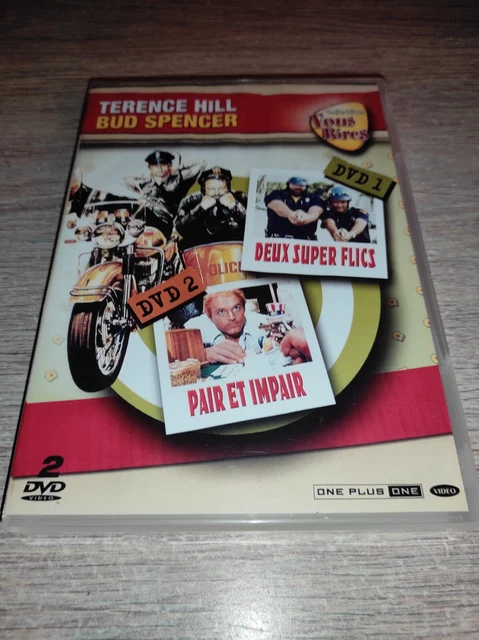 * 2 Dvd Terence Hill Et Bud Spencer Deux Super Flics + Pair Et Impair