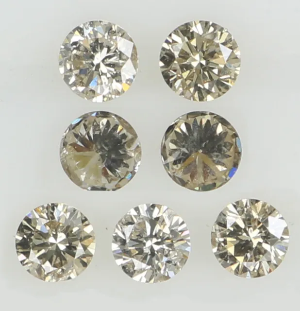 0.40 Ct Natural Loose Round Shape Diamond 2.40 MM Brown Color Diamond KDK1461