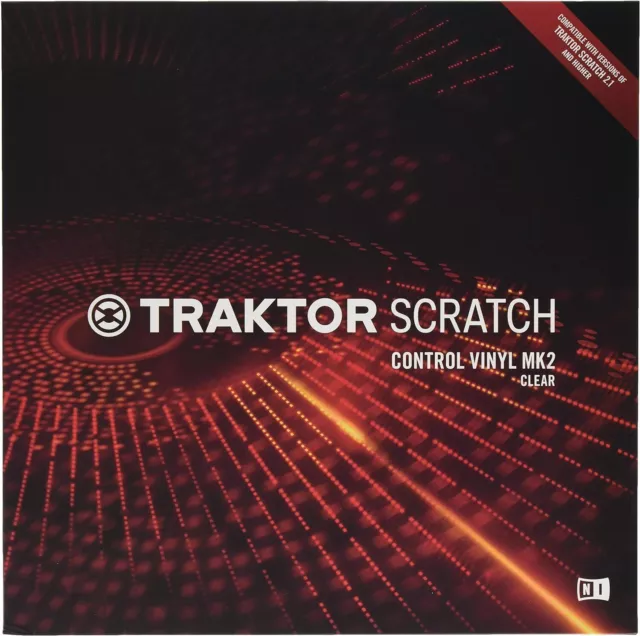 Native Instruments Traktor Scratch Control Vinyl MK2 Clear - White