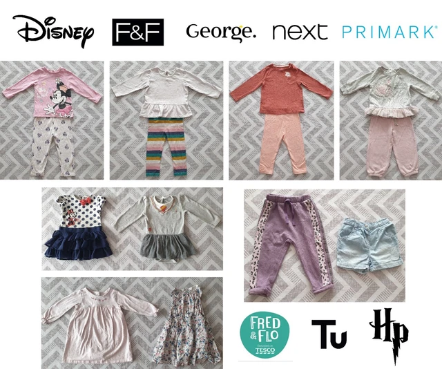 Baby girls clothes bundle size 12-18 months 14 items mixed items & brands