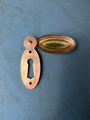 vintage brass escutcheon Door Lock key hole 3