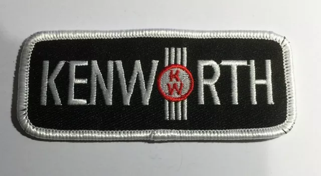 Kenworth Trucks, Sew on/Iron on, cloth Truck patch, Embroidered. KW, Truckie