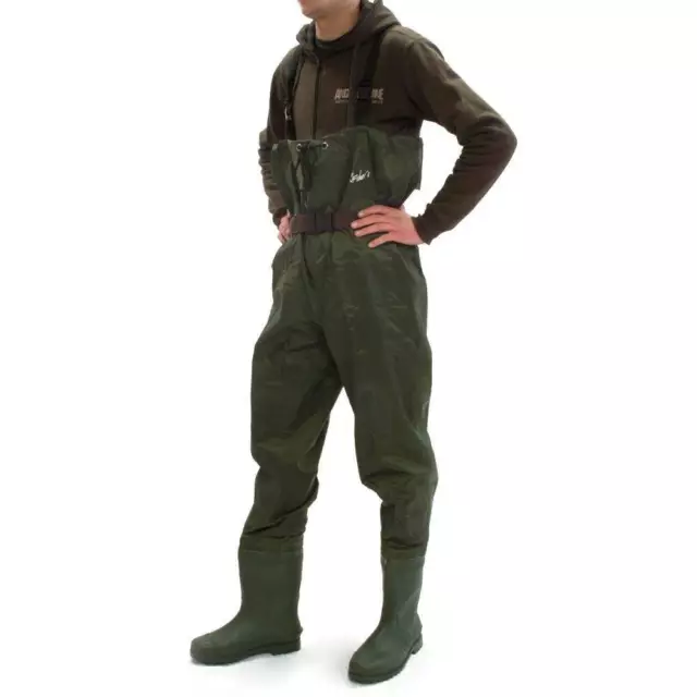 Nylon Wader leichte Wathose Wathosen Anglerhose Watthose Watstiefel Profilsohle