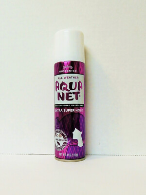 Vintage Aqua Net Unscented Extra Super Hold Purple Can 15 00 Picclick
