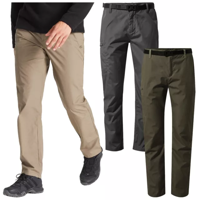 2024 Craghoppers Mens Kiwi Boulder Slim Trousers Hiking Outdoors Durable Pants