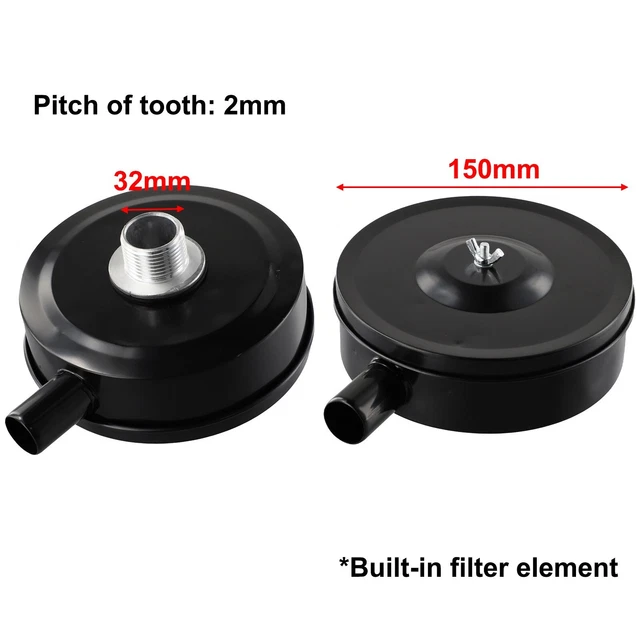 12.5mm Male Thread Air Compressor Muffler Air Compressor Intake Filter