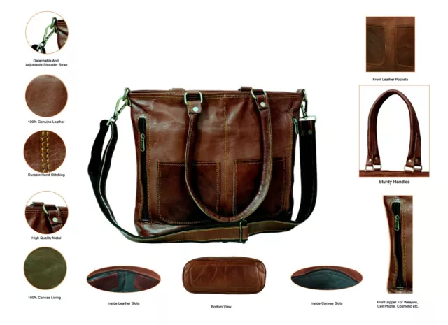 Femmes Chèvre Cuir Sac Femme Bandoulière Épaule Neuf Courses Casual Sac