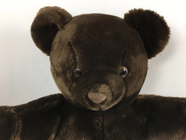 Prestige Toy Corp Bear Plush Brown Mc Carthy 1985 Korea Teddy Stuffed Animal 18"