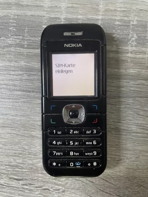 Nokia 6030 RM-74 - Schwarz (Ohne Simlock) Handy+original Ladekabel Zubehörpaket