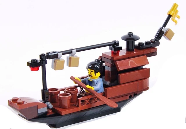 LEGO 70610 THE Ninjago Movie Takuma Minifigure+boat(only)split