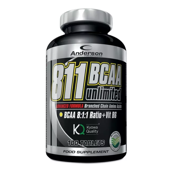 Anderson 811 BCAA Unlimited aminoacidi ramificati + vitamina B6 100 cmp-200 cmp