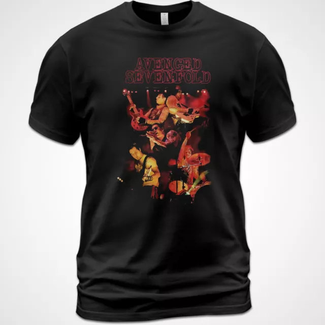 Cotton Unisex T-shirt Avenged Sevenfold Music Shirt M Shadows Zacky Vengeance