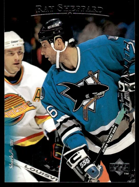 1995-96 Upper Deck Electric Ice Ray Sheppard San Jose Sharks #348 C