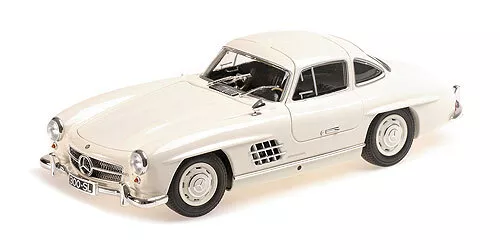 Minichamps 110037217 1/18 Mercedes-Benz 300 Sl W198 1955 Blanco Coche de Modelo