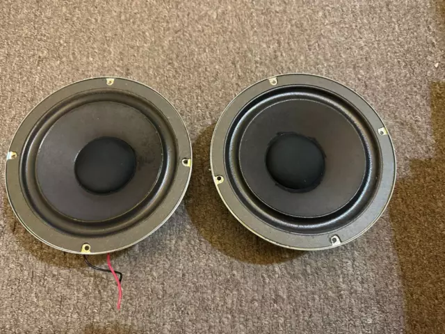 Vintage Pair of Realistic Optimus-2B Speaker drivers 8 Ohm Woofer 2013Bb