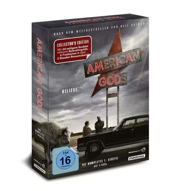 American Gods Staffel 1 (Collector's Edition) [4 DVD's/NEU/OVP]